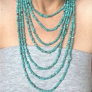 Paige Wallace Turquoise Bib Necklace